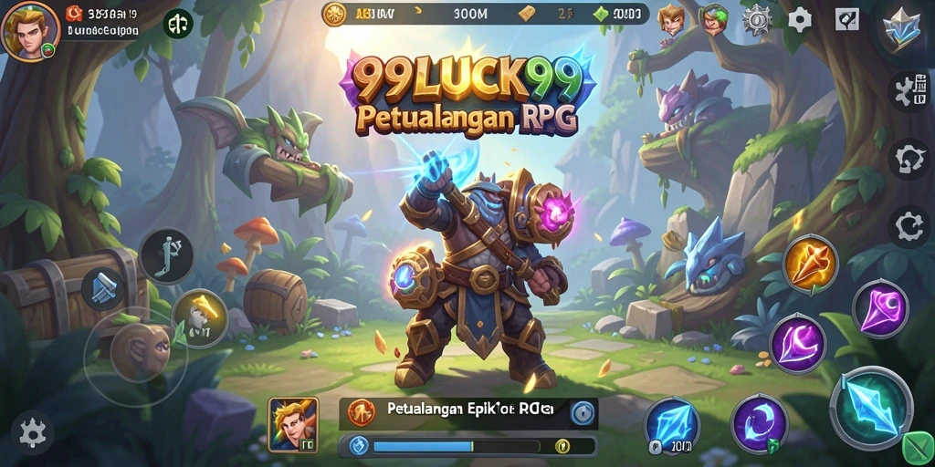 Gameplay RPG menarik dalam 99LUCK99 yang penuh aksi.
