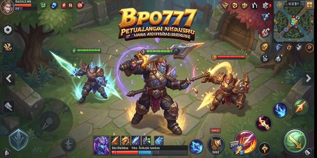 Tangkapan layar gameplay BPO777 yang menampilkan aksi seru di dunia ARPG.