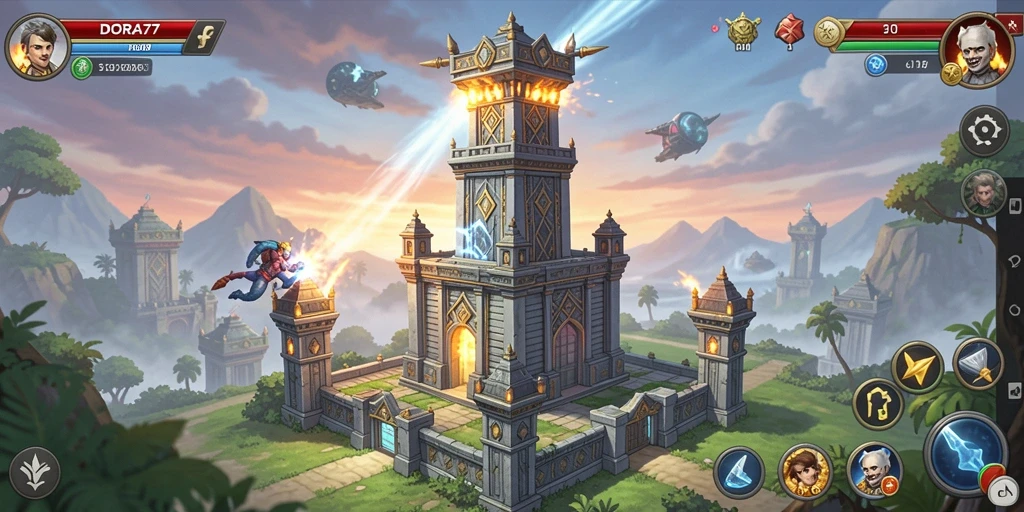 Gameplay seru DORA77 yang memukau di kategori Tower Defense.