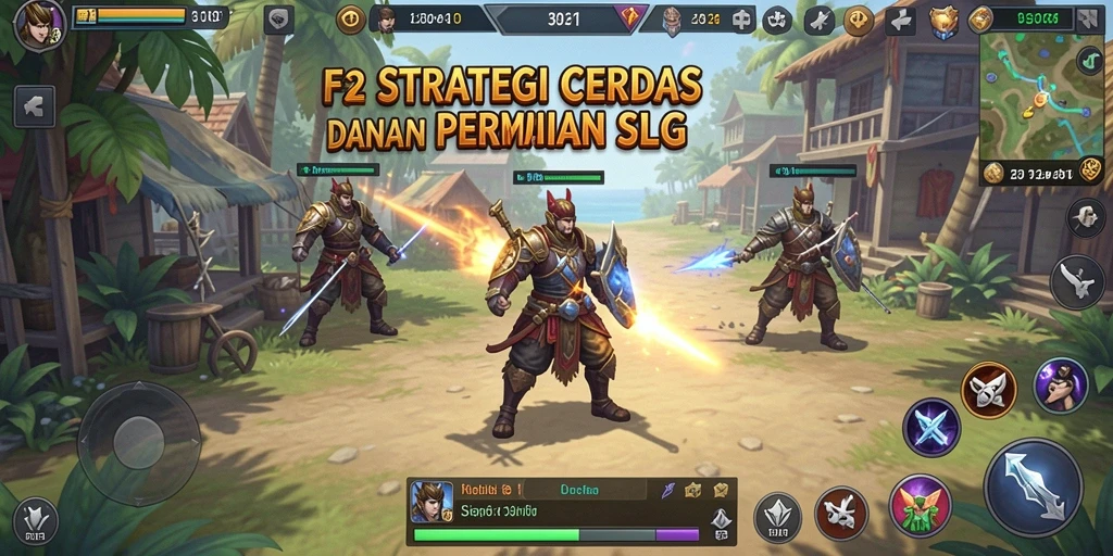 Screenshot F32 menunjukkan aksi seru dalam gameplay strategis.
