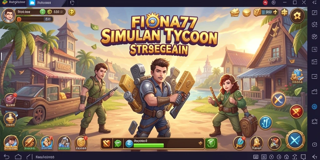 Tampilan gameplay FIONA77 dengan grafis yang menarik.