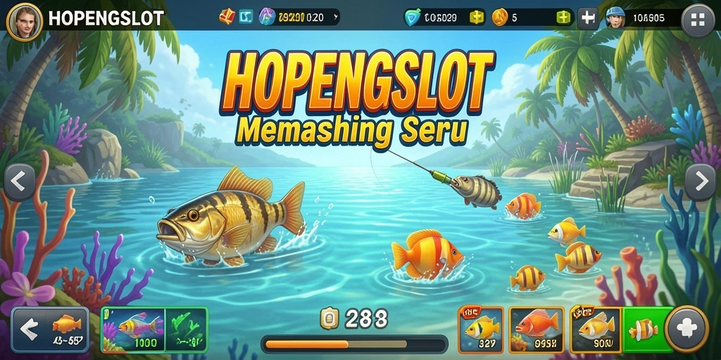 Tangkapan ikan yang mengesankan dalam gameplay HOPENGSLOT.