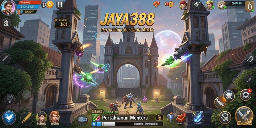 Screenshot JAYA388 menampilkan aksi menarik dalam strategi Tower Defense.
