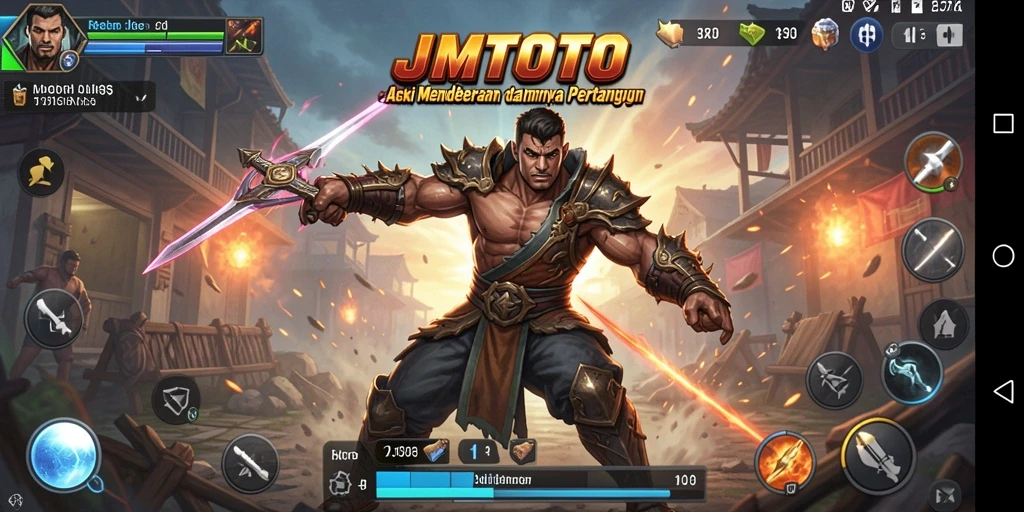 Tampilan menarik dari gameplay JMTOTO saat bertarung.