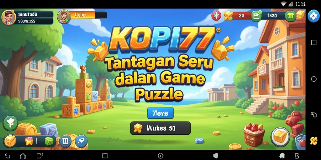 Gameplay KOPI77 menampilkan tantangan puzzle yang seru dan mengasyikkan.