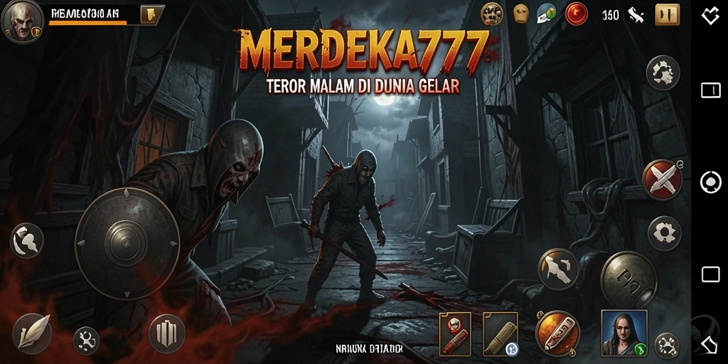 Tampilan gameplay menegangkan di dunia kegelapan