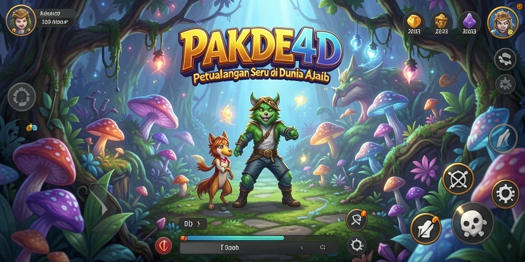 Screenshot menarik dari gameplay PAKDE4D dengan pemandangan menawan.