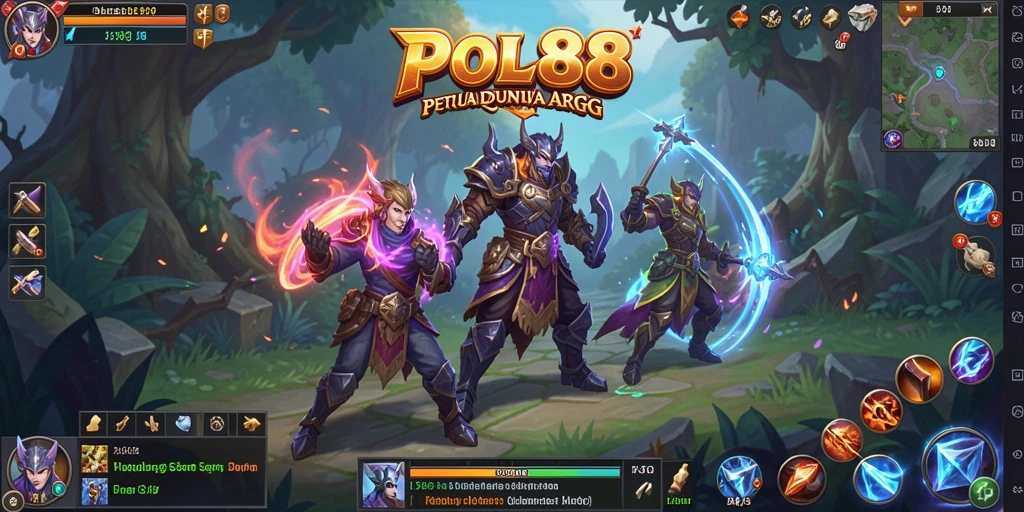 Tampilan gameplay ARPG yang seru dan mendebarkan di POL88.