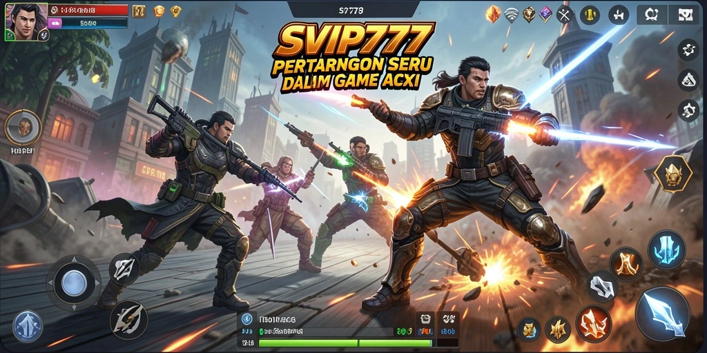 Tampilan seru dari gameplay SVIP777 yang penuh aksi.